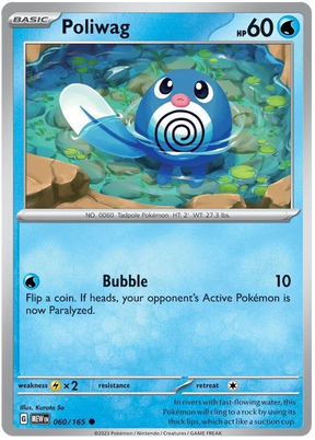 Poliwag 151 Single Pokemon Card