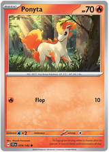 Ponyta Stellar Crown Pokemon Single Card 019/142