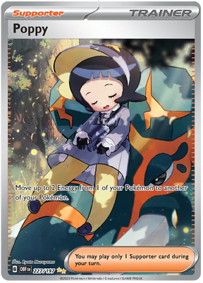 Poppy Special Illustration Rare Obsidian Flames Single Pokemon Card