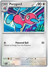 Porygon2 Paradox Rift Single Pokemon Card 143/182