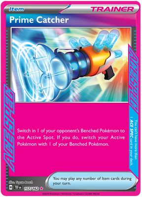 Prime Catcher Temporal Forces Pokemon Single 157/162