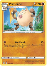 Primeape Fusion Strike Pokemon Card Singles 134/264