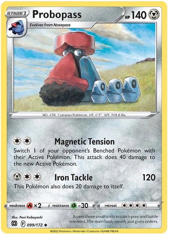 Probopass Brilliant Stars Pokemon Card Singles 099/172
