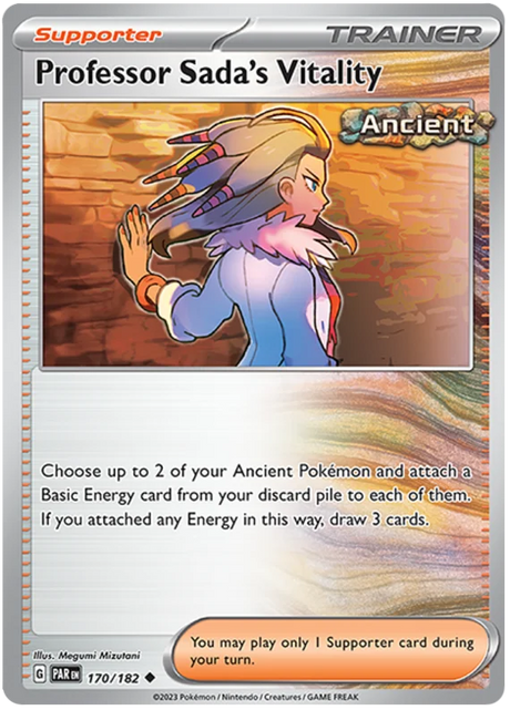 Professor Sada's Vitality Paradox Rift Single Pokemon Card 170/182