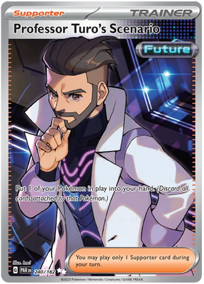 Professor Turo's Scenario Full Art Paradox Rift Single Pokemon Card 240/182