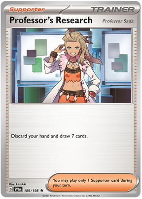 Professor's Research - Professor Sada Scarlet & Violet Base Set Pokemon Card Single