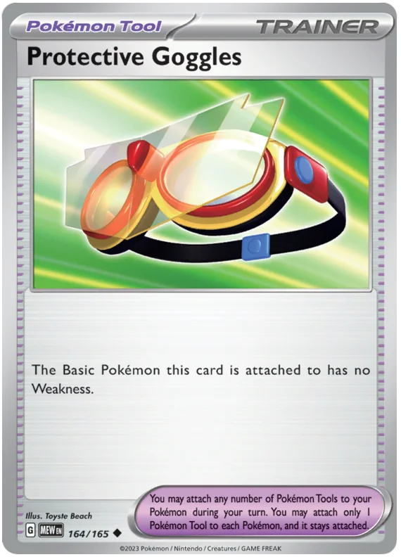 Protective Goggles 151 Single Pokemon Card