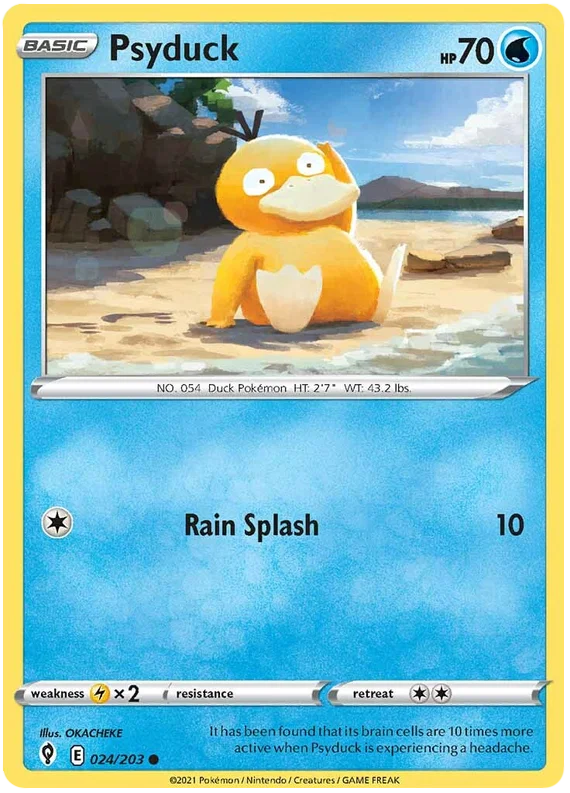 Psyduck 024/203 - Pokemon TCG Evolving Skies card