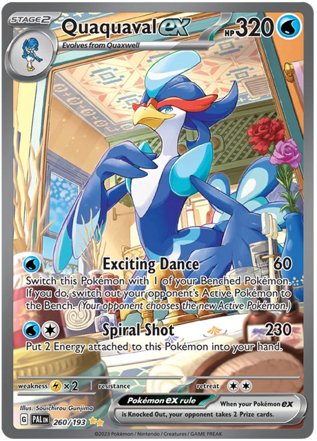 Quaquaval ex Special Illustration Rare Paldea Evolved Single Pokemon Card
