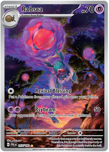 Rabsca Illustration Rare Paldea Evolved Single Pokemon Card