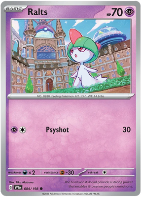 Ralts Scarlet & Violet Base Set Pokemon Card Single