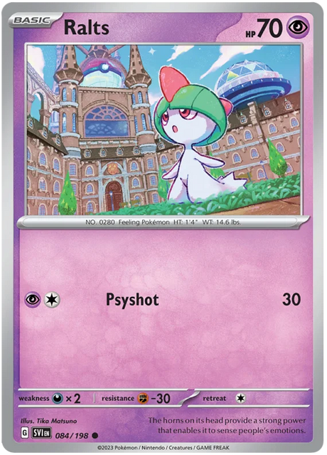 Ralts Scarlet & Violet Base Set Pokemon Card Single