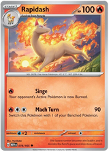 Rapidash 151 Single Pokemon Card