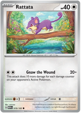 Rattata 151 Single Pokemon Card