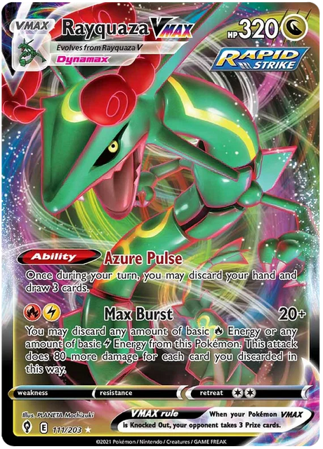 Rayquaza VMAX 111/203 - Pokemon TCG Evolving Skies card