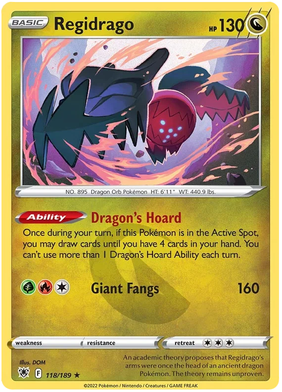 Regidrago Astral Radiance Pokemon Card Singles 118/189