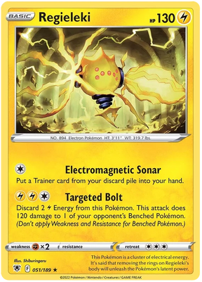 Regieleki Astral Radiance Pokemon Card Singles 051/189