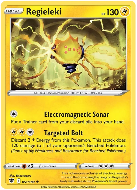 Regieleki Astral Radiance Pokemon Card Singles 051/189