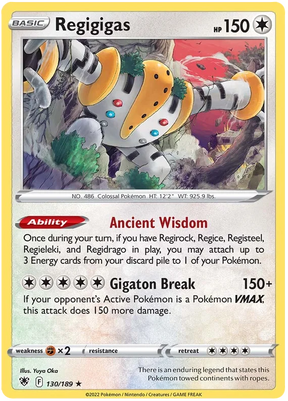 Regigigas Astral Radiance Pokemon Card Singles 130/189