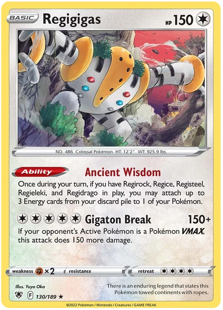 Regigigas Astral Radiance Pokemon Card Singles 130/189