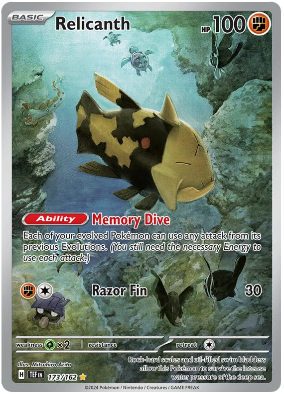 Relicanth Temporal Forces Pokemon Single 173/162