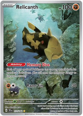 Relicanth Temporal Forces Pokemon Single 173/162