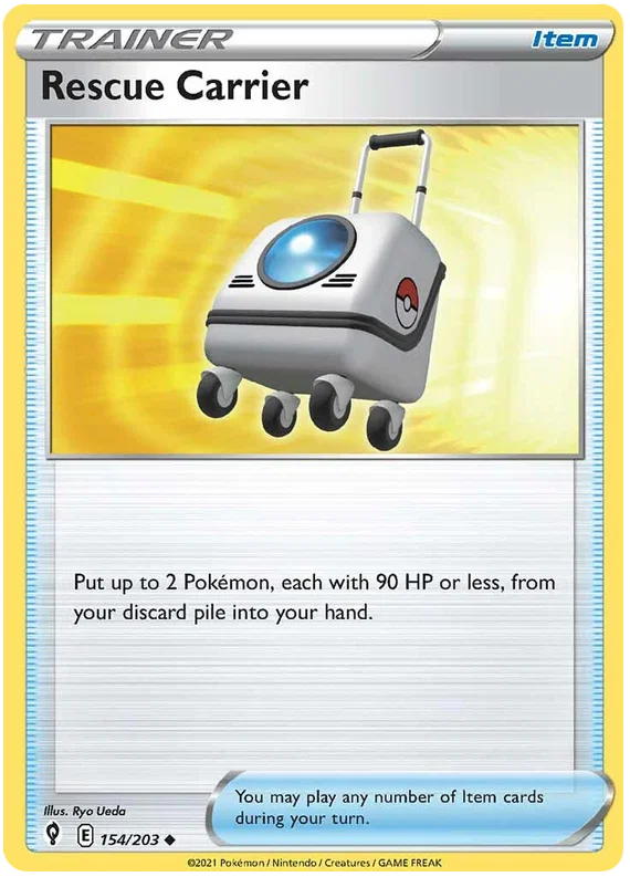 Rescue Carrier 154/203 - Pokemon TCG Evolving Skies card