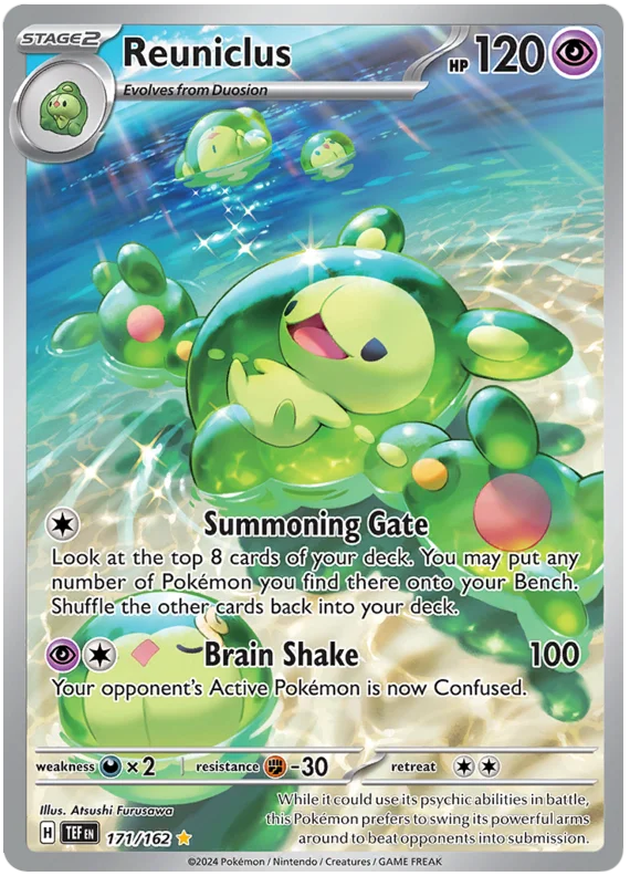 Reuniclus Temporal Forces Pokemon Single 171/162