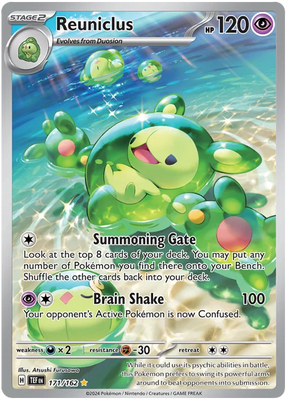 Reuniclus Temporal Forces Pokemon Single 171/162