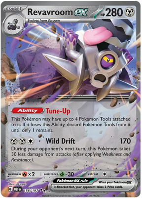 Revavroom ex Obsidian Flames Single Pokemon Card