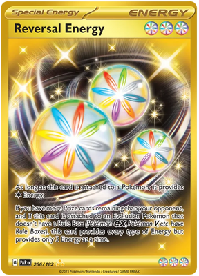 Reversal Energy Gold Paradox Rift Single Pokemon Card 266/182