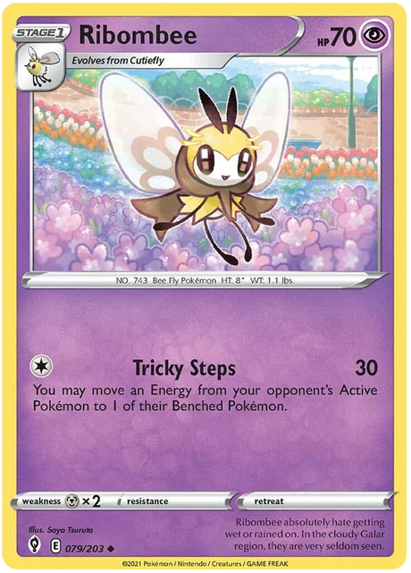 Ribombee 079/203 - Pokemon TCG Evolving Skies card