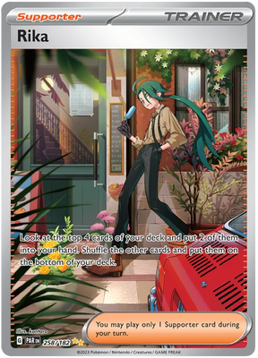 Rika Special Illustration Rare Paradox Rift Single Pokemon Card 258/182