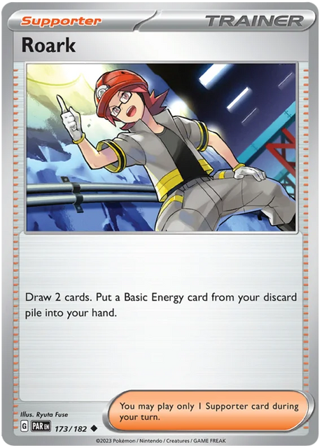 Roark Paradox Rift Single Pokemon Card 173/182