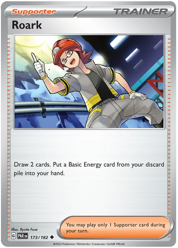 Roark Paradox Rift Single Pokemon Card 173/182