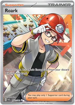 Roark Full Art Paradox Rift Single Pokemon Card 242/182