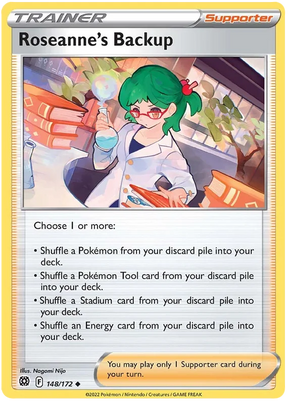 Roseanne's Backup Brilliant Stars Pokemon Card Singles 148/172