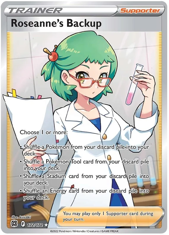 Roseanne's Backup Brilliant Stars Pokemon Card Singles 172/172