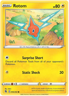 Rotom Fusion Strike Pokemon Card Singles 094/264