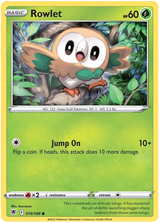 Rowlet Astral Radiance Pokemon Card Singles 019/189