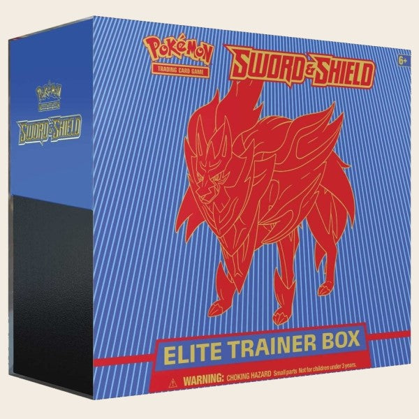 Pokemon Sword & Shield Base Set Zamazenta Elite Trainer Box (SWSH1)