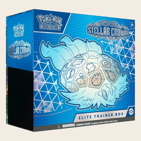 Pokémon Stellar Crown Elite Trainer Box featuring Terapagos