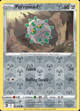 Ferroseed 121/195, Silver Tempest, Reverse Holo finish, representative matte composite