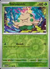 Shroomish 003/198, Scarlet & Violet Base, Reverse Holo, representative matte composite
