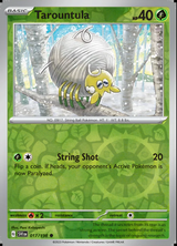 Tarountula 017/198, Scarlet & Violet Base, Reverse Holo, representative matte composite