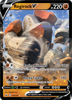 Regirock V - Sword & Shield 104/202 Pokémon card