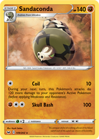Sandaconda - Sword & Shield 109/202 Pokémon card