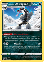 Galarian Obstagoon - Sword & Shield 119/202 Pokémon card
