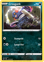 Croagunk - Sword & Shield 123/202 Pokémon card