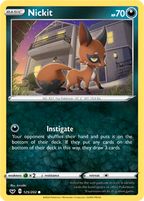 Nickit - Sword & Shield 125/202 Pokémon card